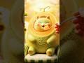 Melon Cat Eating Cutely in a Garden 🍈🐱 | Viral Cute Cat Short #ukulele #usa #shorts