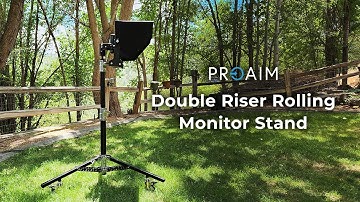 Proaim 6.16ft Double Riser Rolling Monitor Stand