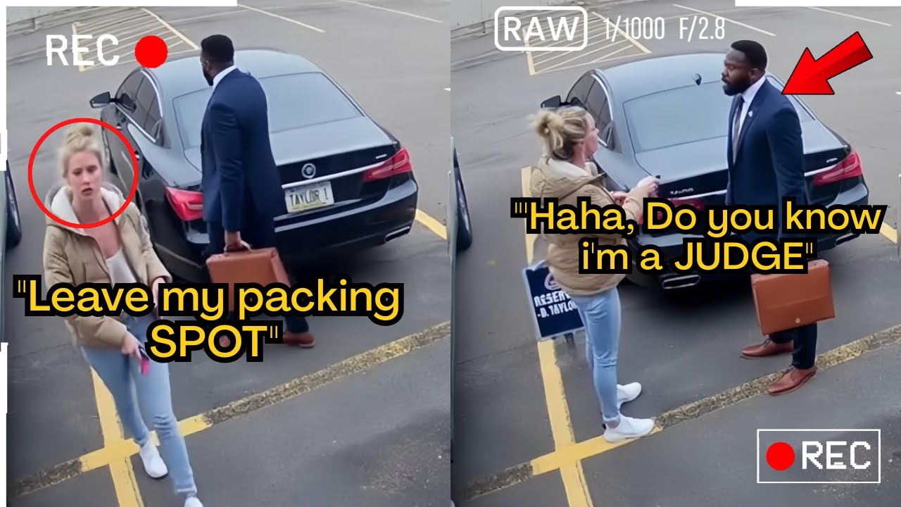 Расистка Карен была уничтожена после нападения на чернокожего судью на его собственном парковочно...