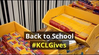 Back to School #KCLgives