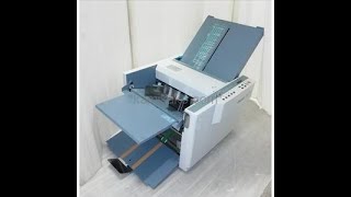 [中古]卓上紙折り機 DF-777 ”B6～A3サイズ対応” デュプロ(Duplo)製 動作確認動画1572739000023396378