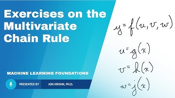 Exercises on the Multivariate Chain Rule — Topic 74 of Machine Learning Foundations