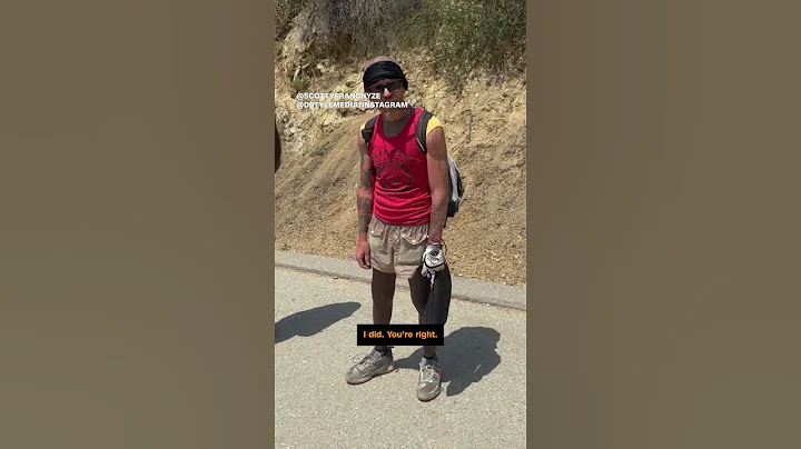 Hikers confront man allegedly setting a tree on fire in LA