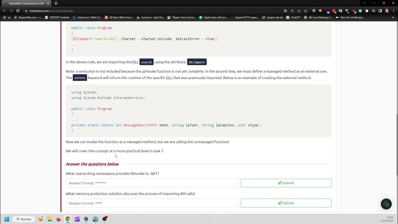 TryHackMe #609 Introduction to Windows API - YouTube