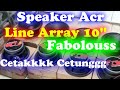 Speaker ACR 10&quot; line Array 2560 M Fabulus