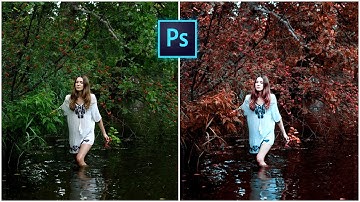 Red Colour Grading Tutorial Photoshop 2020