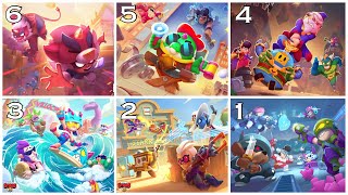 POWER LEAGUE EVOLUTION - All 6 Seasons: Wallpapers, Skins \& Icons | Brawl Stars