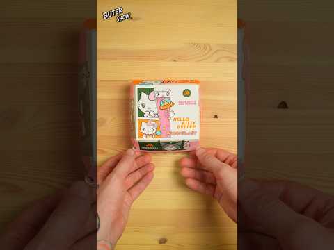 Пробую Hello Kitty Бургер из Вкусно и Точка 🍔😺 #shorts