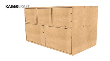 How to Construct Kaisercraft BTP Captured Moments Storage (SB2340)