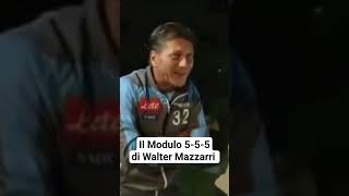 #short #satira il modulo 5-5-5 la bizona di Walter Mazzarri @sscnapoli #sscnapoli