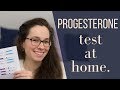 Testing progesterone at home: MFB Proov test.