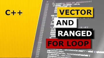 C++ tutorial for beginners - stl vector and ranged for loop