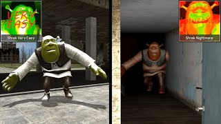 Gmod Nextbot Shrek Different Difficulty Levels From Very Easy Shrek To Nightmare Shrek School