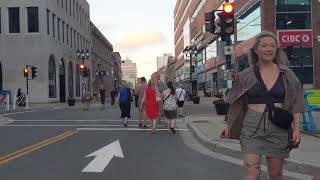 Beautiful Day In July 2023, Downtown Pedestrian Mall St.John's Newfoundland