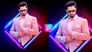 How to edit neon light photo Frame editing in PicsArt with New ticks and tips.. screenshot 5