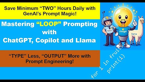 How Loop Concept with Prompt Engineering Transforms ChatGPT, Copilot, and Llama Experience !