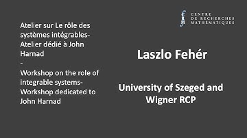 Lazlo Fehér: Bi-Hamiltonian structures of spin Sutherland models from Poisson reduction