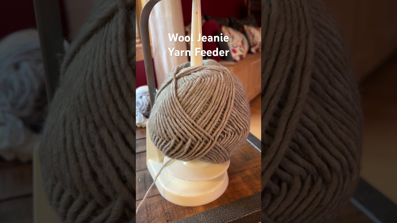 Crocheting with Wool Jeanie #crochet #yarn 