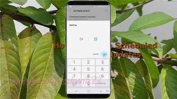 Android Nougat : How to Enable Scheduled software updates in Samsung Galaxy S8 or S8+
