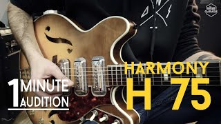 60's Harmony H75 - 1 Minute Audition