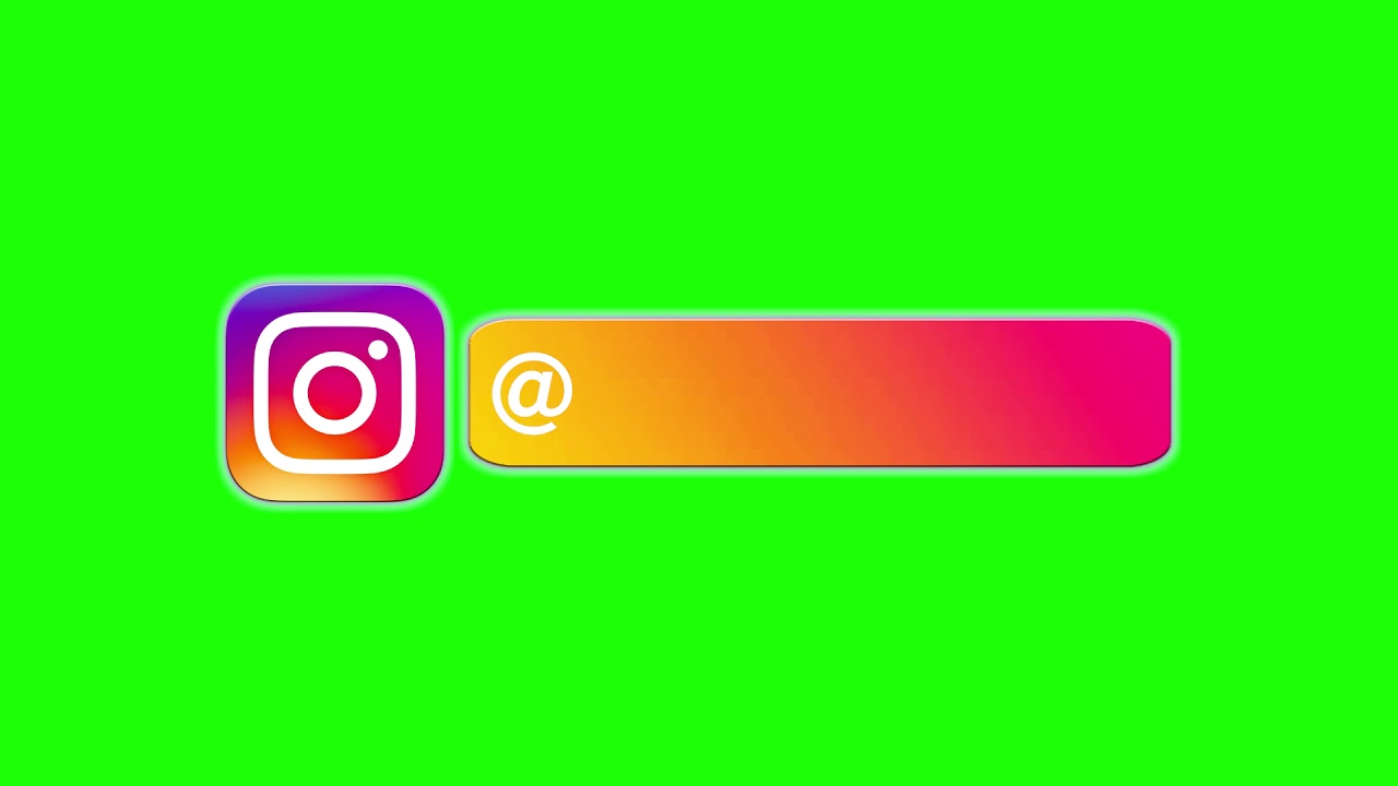 Novo Logo Animado Do Instagram Green Screen Youtube Effects On Youth ...