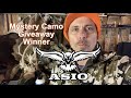 Mystery Camo Gift Card Giveaway winner for March 2023 - ASIO GEAR