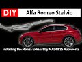 Diy  sounds clips  alfa romeo stelvio performance exhaust  madness autoworks  monza