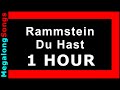 Rammstein  du hast 1 hour