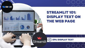 Python Streamlit Tutorial: Displaying Text on Web page | Episode 4 | Tech N Life