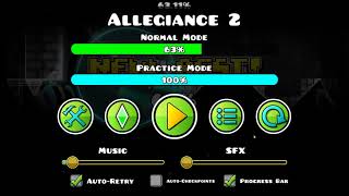 Allegiance 63%... (Extreme Demon) Geometry Dash