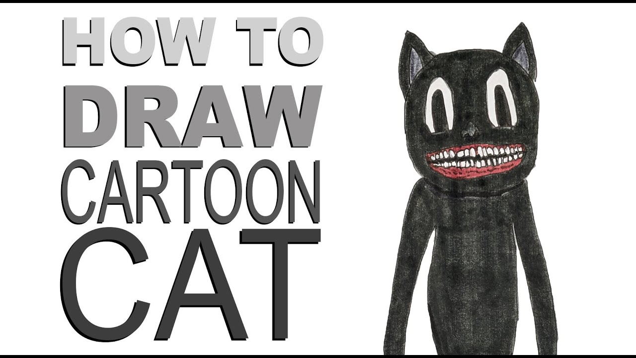 Cartoon cat drawing trevor henderson
