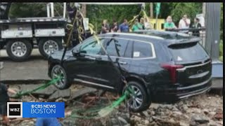 After floods, Leominster dealerships works to retrieve Cadillacs from sinkhole