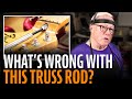 What's wrong with this Fender truss rod?