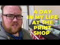 A day in my life at the print shop