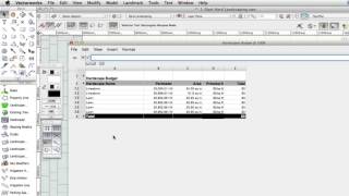 Vectorworks 2017 - Site Design - Create Hardscape Report