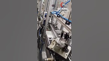 Customzied spare parts motor part barcode labeling machine running video