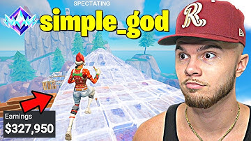 I Spectated The Fastest SIMPLE EDIT PRO In Fortnite...