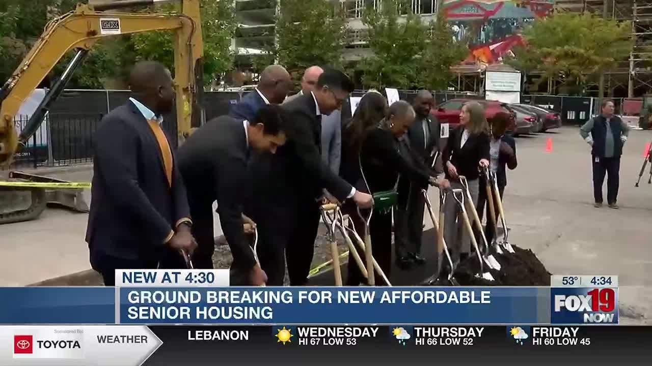 Groundbreaking for new affordable senior housing - YouTube