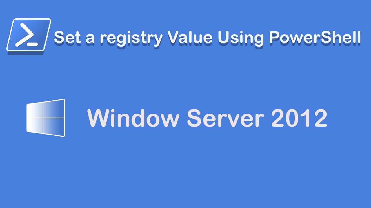  Update New Using PowerShell - Modify a Registry Key Value