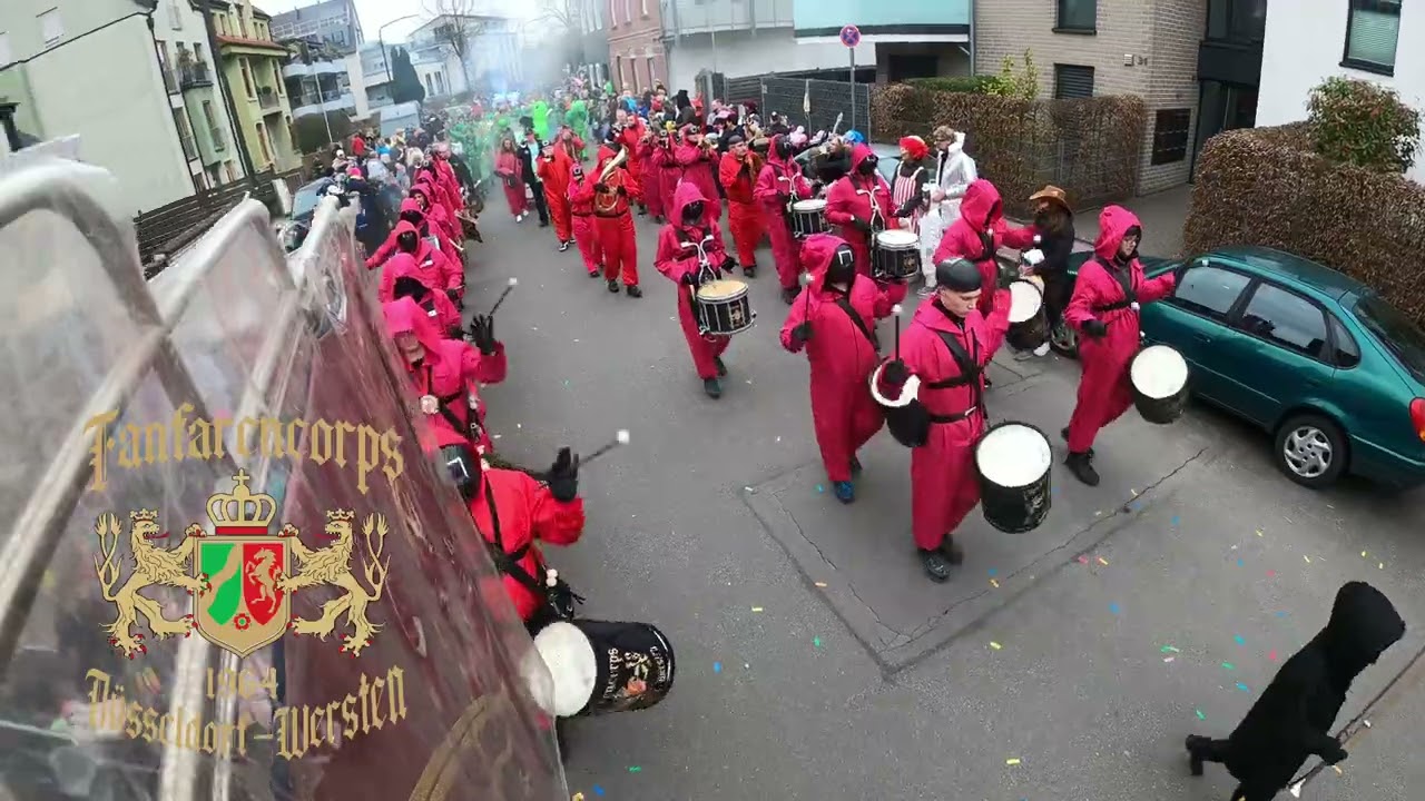 Karneval Düsseldorf-Itter Reg. Fanfarencorps Düsseldorf Wersten 1964