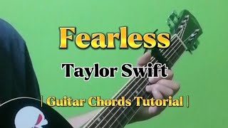 Fearless - Taylor Swift (Guitar Chords Tutorial With Lyrics)