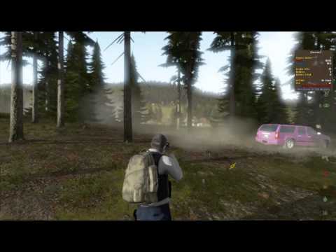 DayZ Mod Epoch - Skateboard with Pink SUV - Skate com SUV Rosa