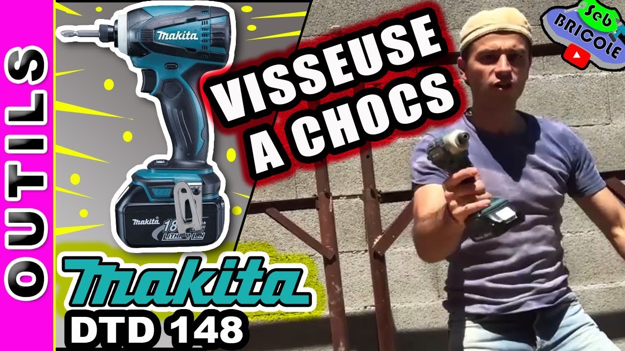 ✓TEST💯] VISSEUSE A CHOCS MAKITA DTD 148 - 18V⚙ 