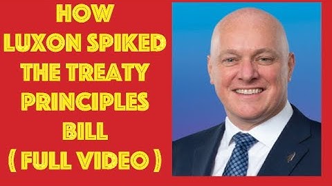 How Luxon Spiked the Treaty Principles Bill (FULL VIDEO)