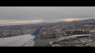 New York LaGuardia to Boston Logan Intl | Delta Flight 5779 in Embraer-175 (Rain Clouds in Distance)