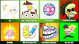 DOP 2 Delete One Part,А4,Brain Wash,BrainUp,DOP Draw One Part,Troll Quest Horror,Troll Quest