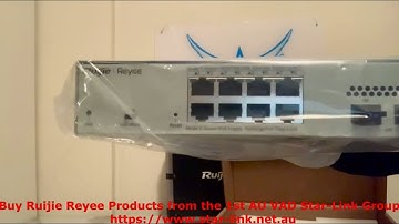 Ruijie Reyee RG-NBS3100-8GT2SFP-P-V2 Enterprise-Class Quality PoE Switch Unboxing
