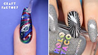 Galactic Glam: Nail Art Tutorial for Stunning Galaxy Nails | Craft Factory