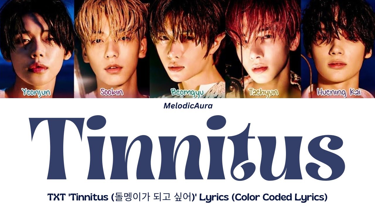 TXT 'Tinnitus (돌멩이가 되고 싶어)' Lyrics (Color Coded Lyrics)MelodicAura 
