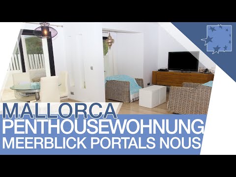 Portals Nous: Helle Penthousewohnung Dachterrasse Meerblick MALLORCA REAL ESTATE 2021 Immobilien